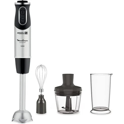 Bras Mixeur 3en1 10 Vitesses Avec Hachoir Et Bol 800mL 1000w Moulinex DD655810