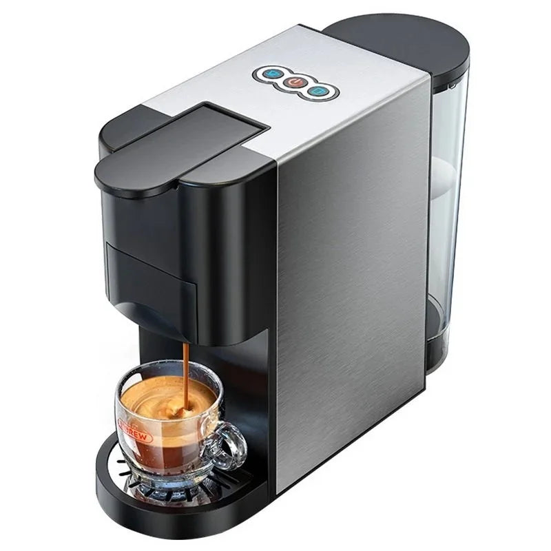 Machine a Café INOX Multi-Capsules 4 En 1 -1450W – 19 Bar 0.8L SilverCrest