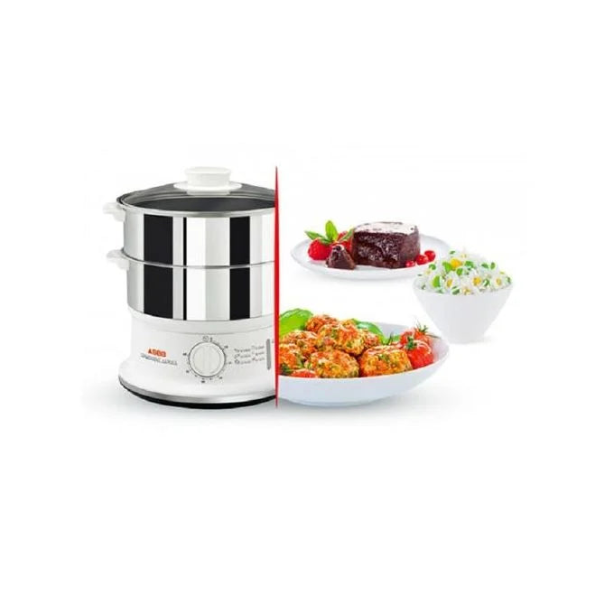 Cuiseur À Vapeur 6Litres 900w Avec 2 Bols En Inox Seb VC145100