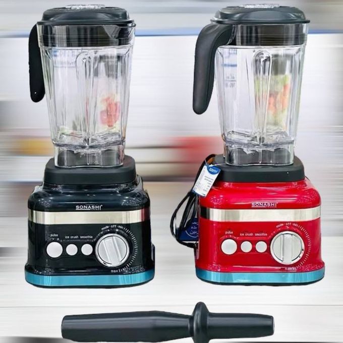 Sonashi Blender Mixeur Incassable - 1200 W 2 L Ice Crush - SB-207