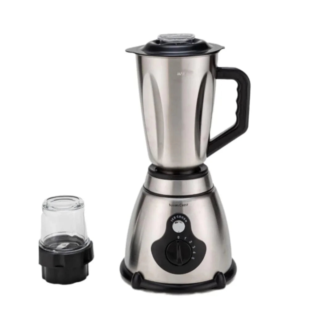 Blender inox 2 en 1 – 1.5L – 1000W – 06 Lames Rhinos