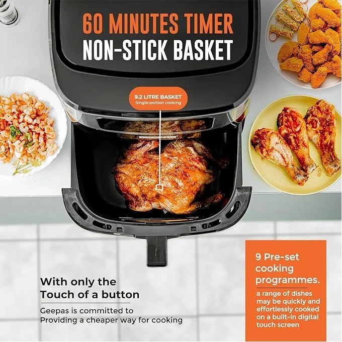 AirFryer inox 9.2 L 1800W KitchenLab