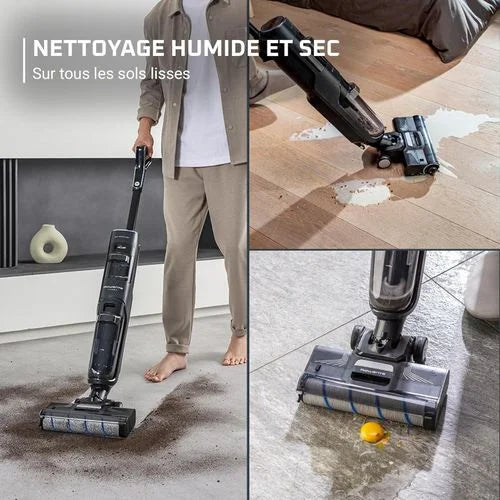 Aspirateur laveur Sans fil 2en1 X-Clean 4 Rowenta G5035WO