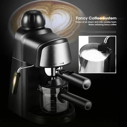 Cafetière Espresso 3.5 Bars 800 Watts Sonashi SCM-4977 Noir/Argent