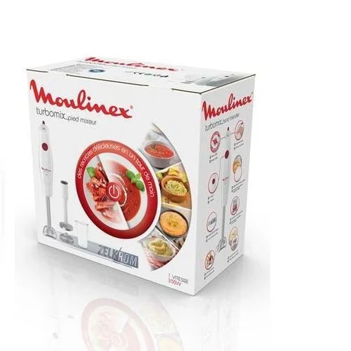 Bras Mixeur Avec Bol 800mL 350W Turbomix Moulinex DD12H110