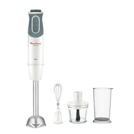 Mixeur Plongeant-Batteur Moulinex 800W, 10 vitesses + Pulse, Pied métal amovible – DD642110 – DD642110 – DD642110