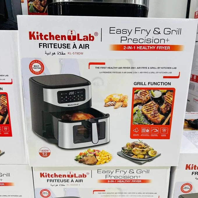AirFryer inox 9.2 L 1800W KitchenLab