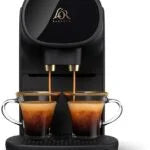 Machine à Café à Capsules, Piano Noir, Reconnaissance des Capsules Doubles Philips L’Or Barista Sublime LM9012/60