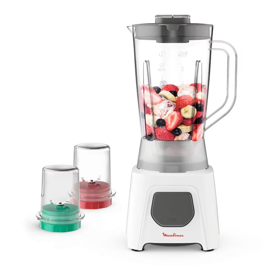 Blender Électrique 1.5L 450W Avec Moulin À Légumes Moulinex LM2B3126