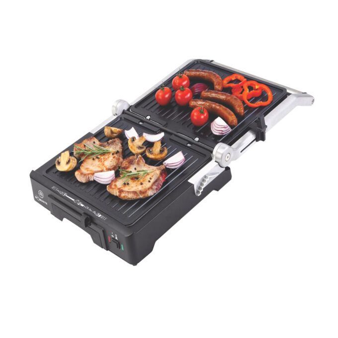 Robuste Grill & panineuse Bio-Plus-Gv2000- Inox