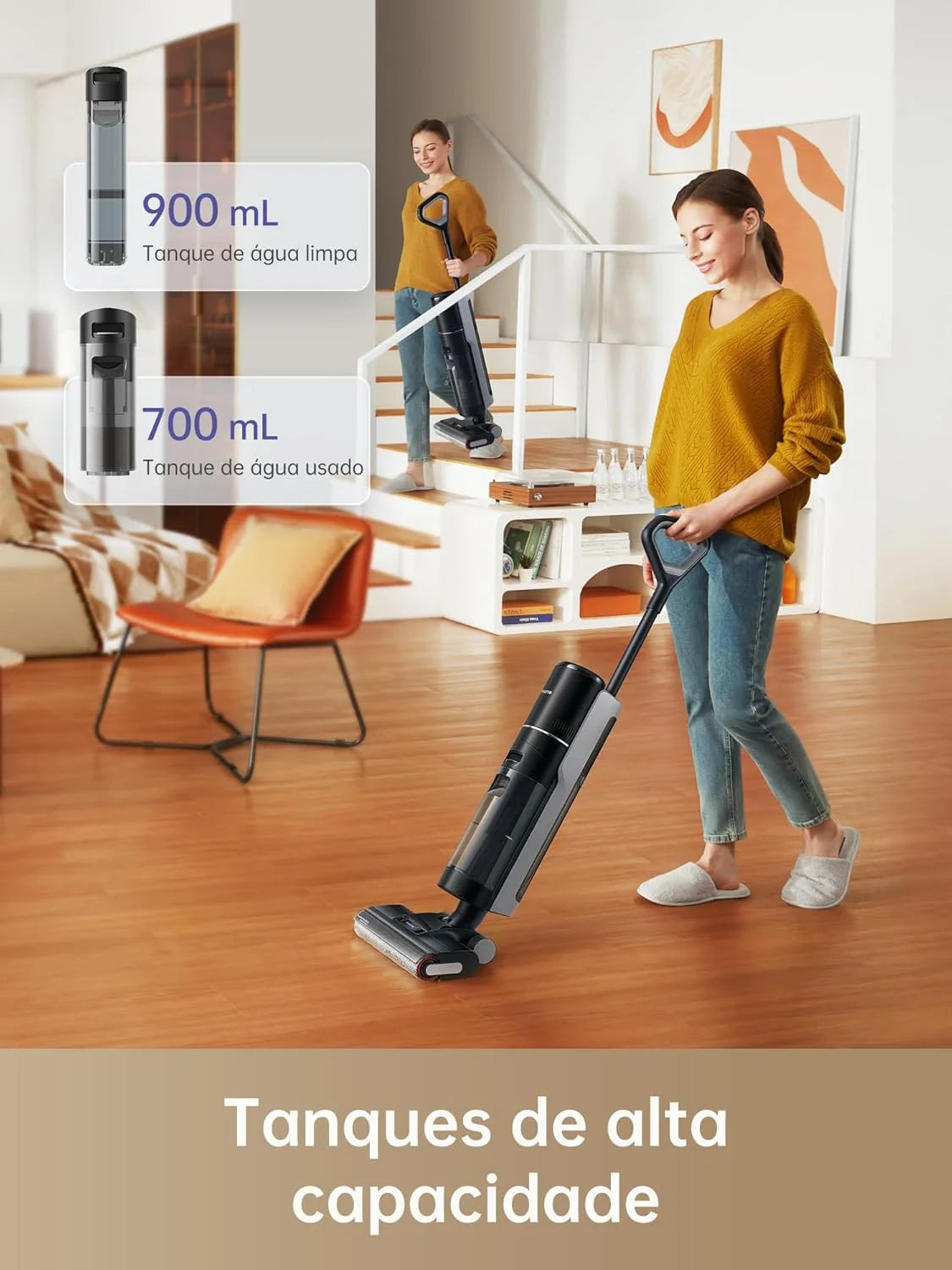 Aspirateur Eau et Poussière Intelligent sans Fil Dreame H12 Pro