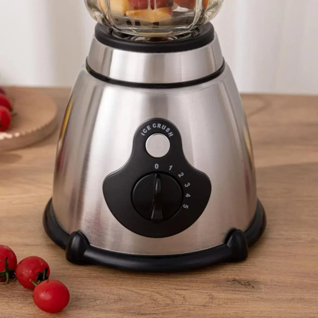 Blender inox 2 en 1 – 1.5L – 1000W – 06 Lames Rhinos