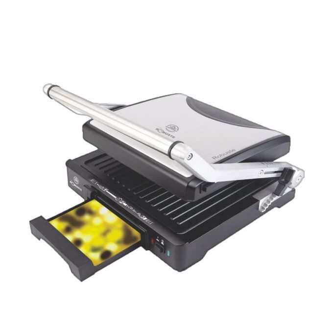Robuste Grill & panineuse Bio-Plus-Gv2000- Inox