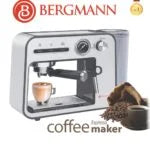Machine a Café inox Expresso Café Poudre + cappuccino 19 Bars 1450W Bergmann
