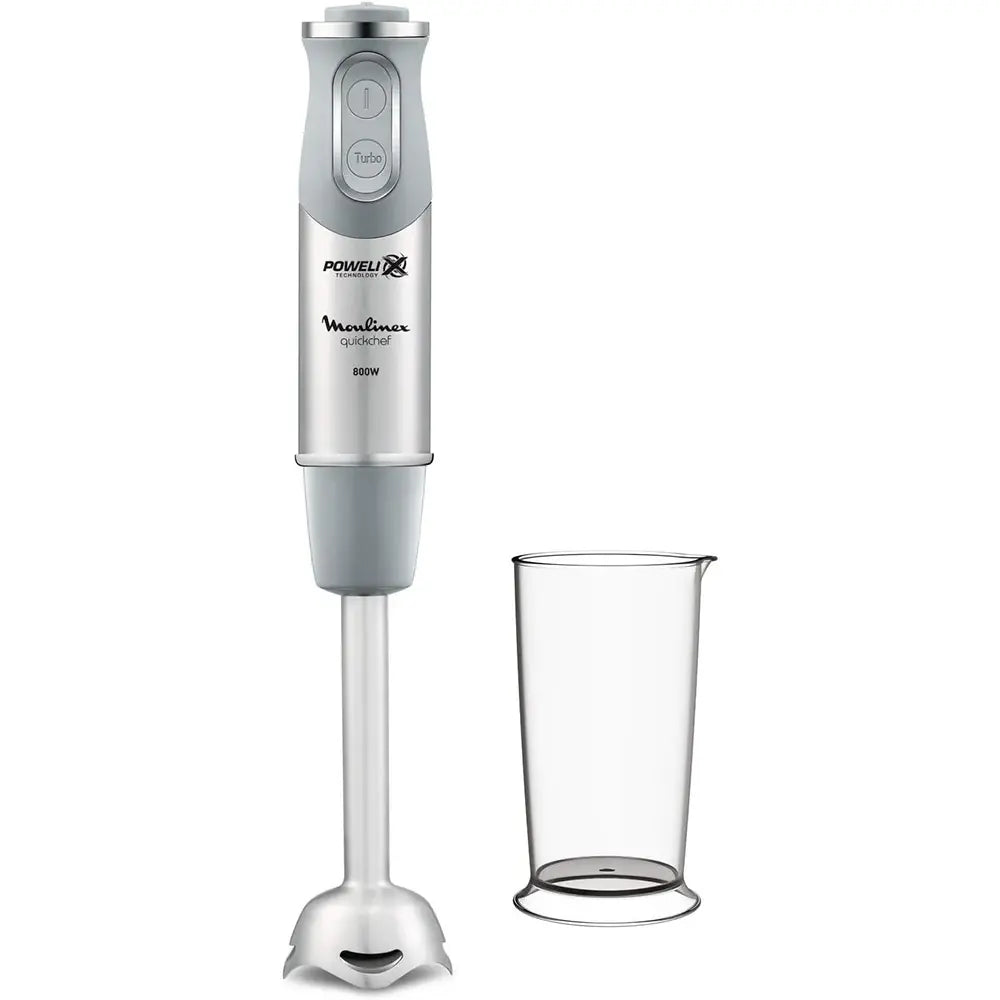 MIXEUR PLONGEANT MOULINEX QUICKCHEF GRISINOX 800W 10V DD650D10