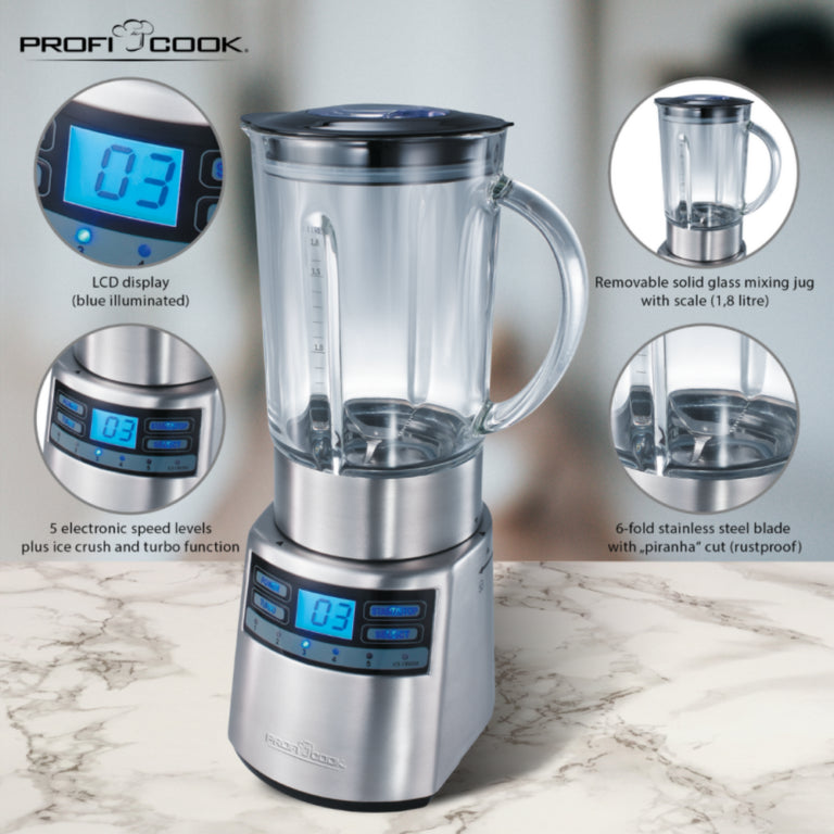 Blender Multifonctions 1.8L 1200W ProfiCook PC-UM 1006