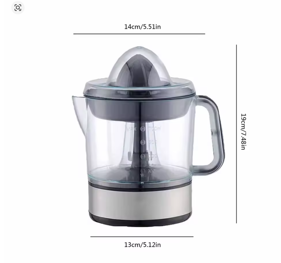 Matrix Presse Agrumes Electrique - 40W -0.7L-mx-623 Noir-Argent