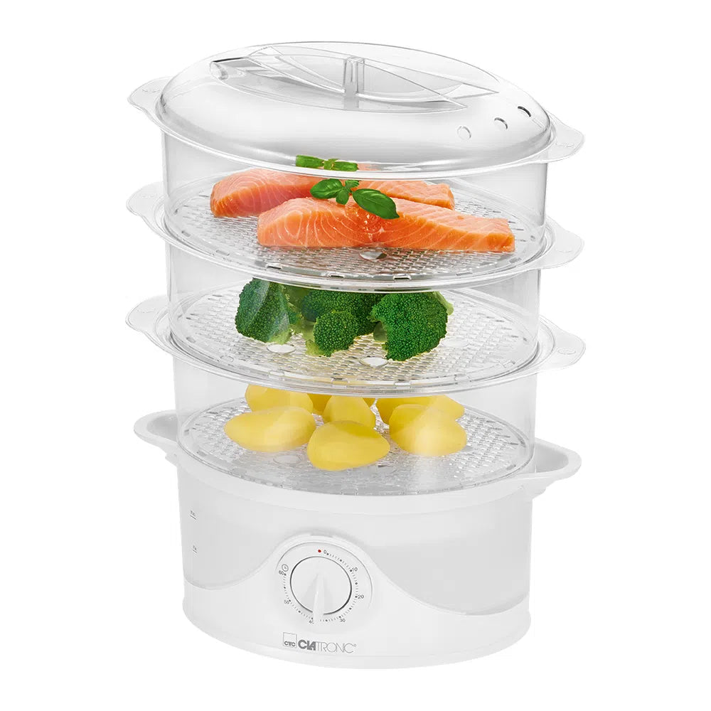 Cuiseur Vapeur Avec Minuterie 1.5L 800W Clatronic DG3665