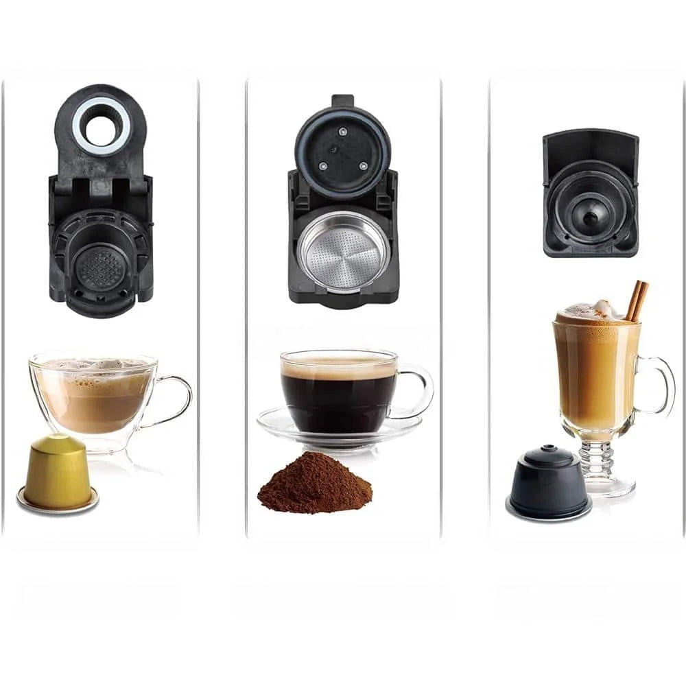 Cafetière 3 en 1 Multi-Capsules 20Bar 1450W Multismart MS-CF2036