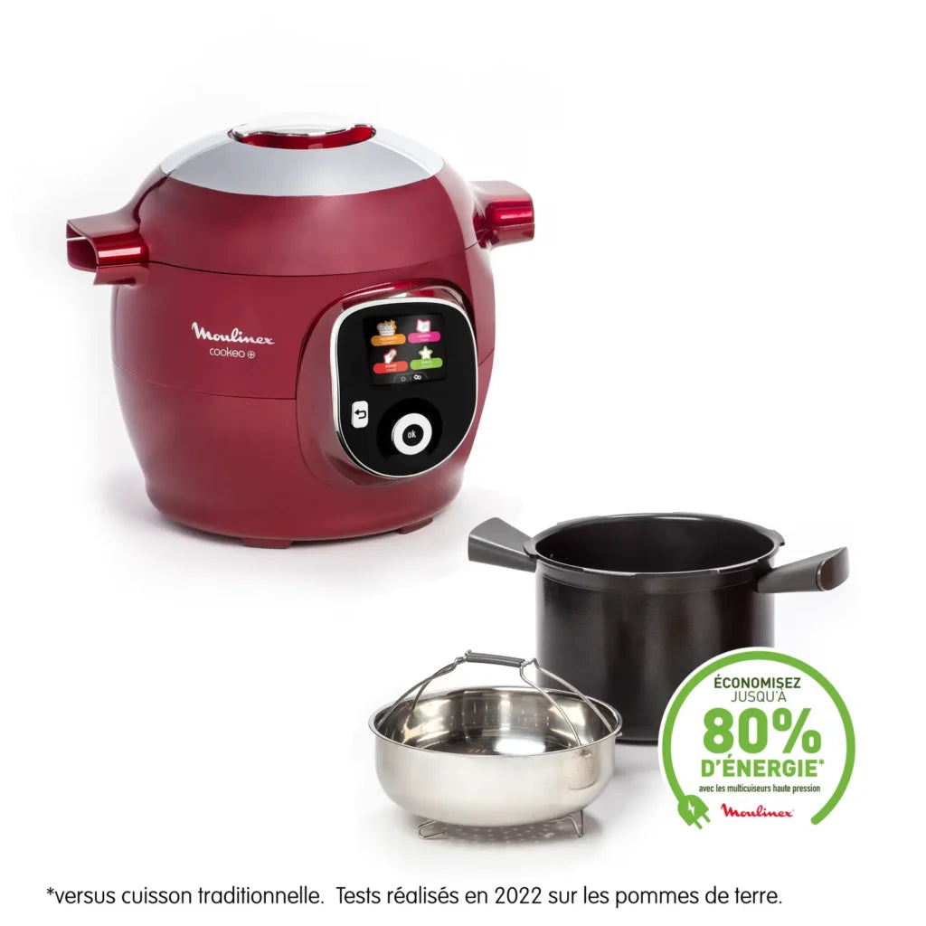 Cookeo + Multicuiseur Intelligent 06L 180 recettes Moulinex CE85B510