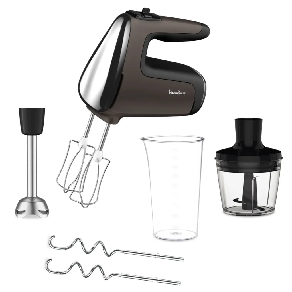 Batteur Moulinex PowerMix Silence 600W – 7 accessoires Moulinex HM653910