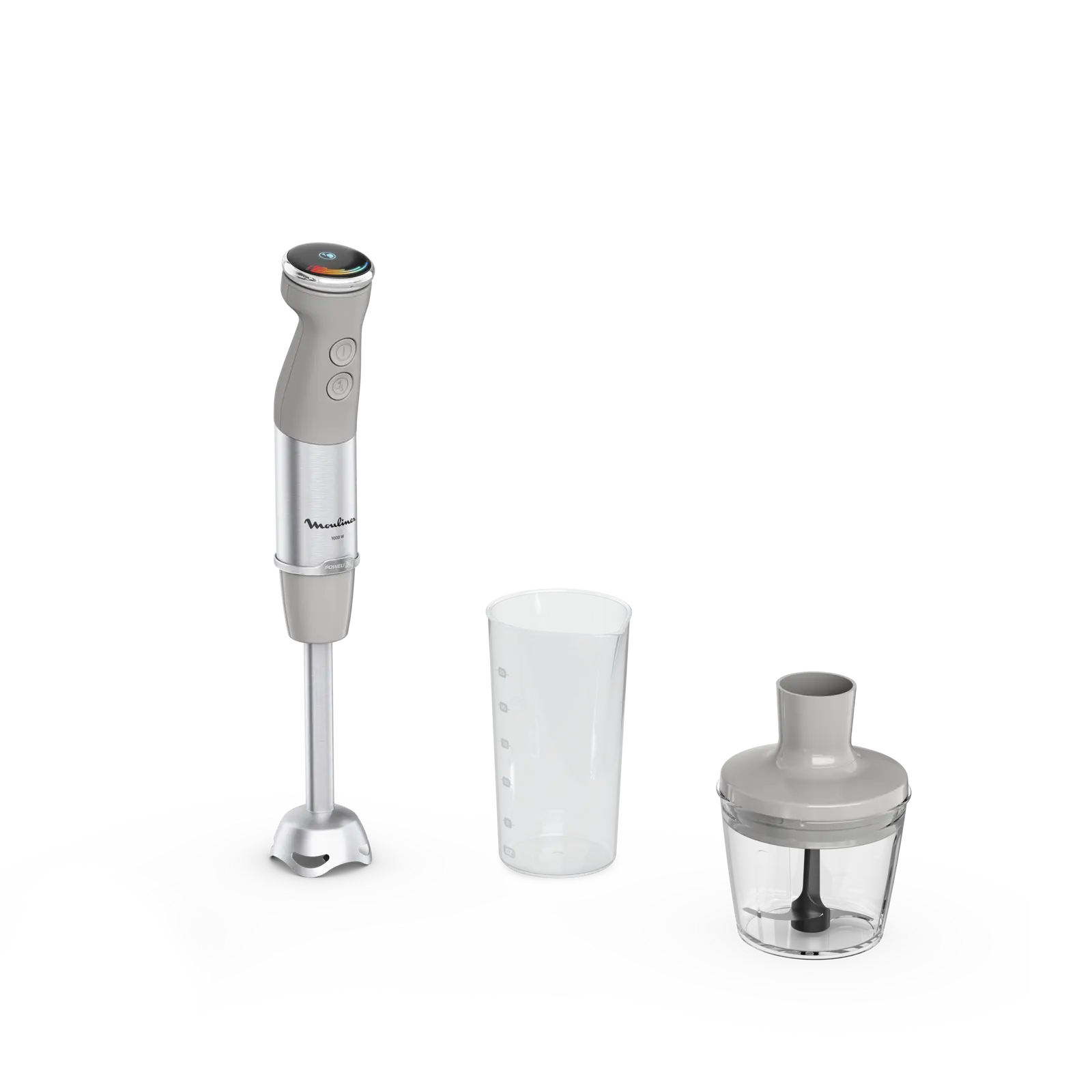 Quickchef+ DD672B10 Mixeur plongeant Moulinex – 1000W – 1 accessoire – 20 vitesses DD672B10