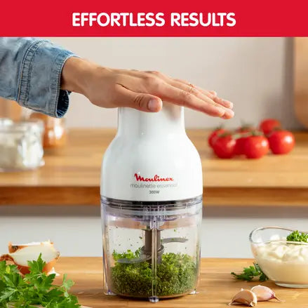 Hachoir Électrique 3En1 400mL 300W Moulinette Essential Moulinex DJ520110
