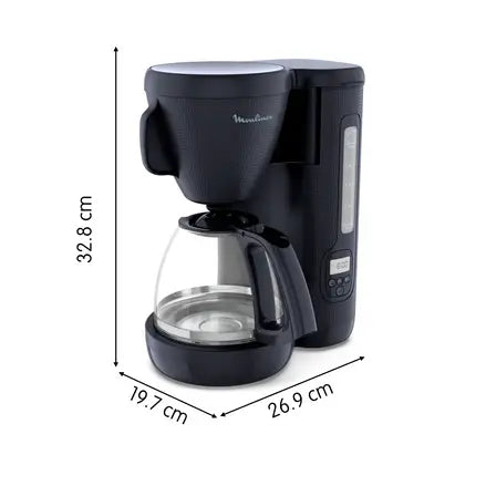 Cafetière filtre Programmable Morning Bleu Nuit FG2M2810 moulinex