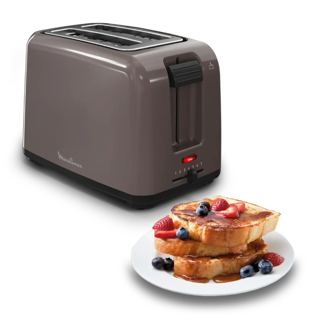 Grill pain Rio taupe 2 fentes 800W Moulinex LT1A1910