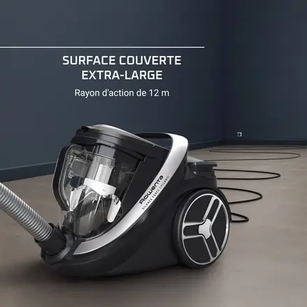Aspirateur Sans Sac Ultra Silencieux 500W 2.5L Silence Force Cyclonic Effitech Rowenta RO7936EA