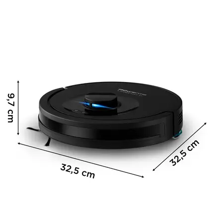 Aspirateur robot laveur, 6 000 Pa, Détection laser à 360° Rowenta RR87C5WH