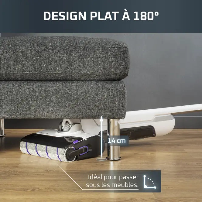 Aspirateur Laveur sans fil Rowenta X-Clean 10 GZ7540WO-Blanc