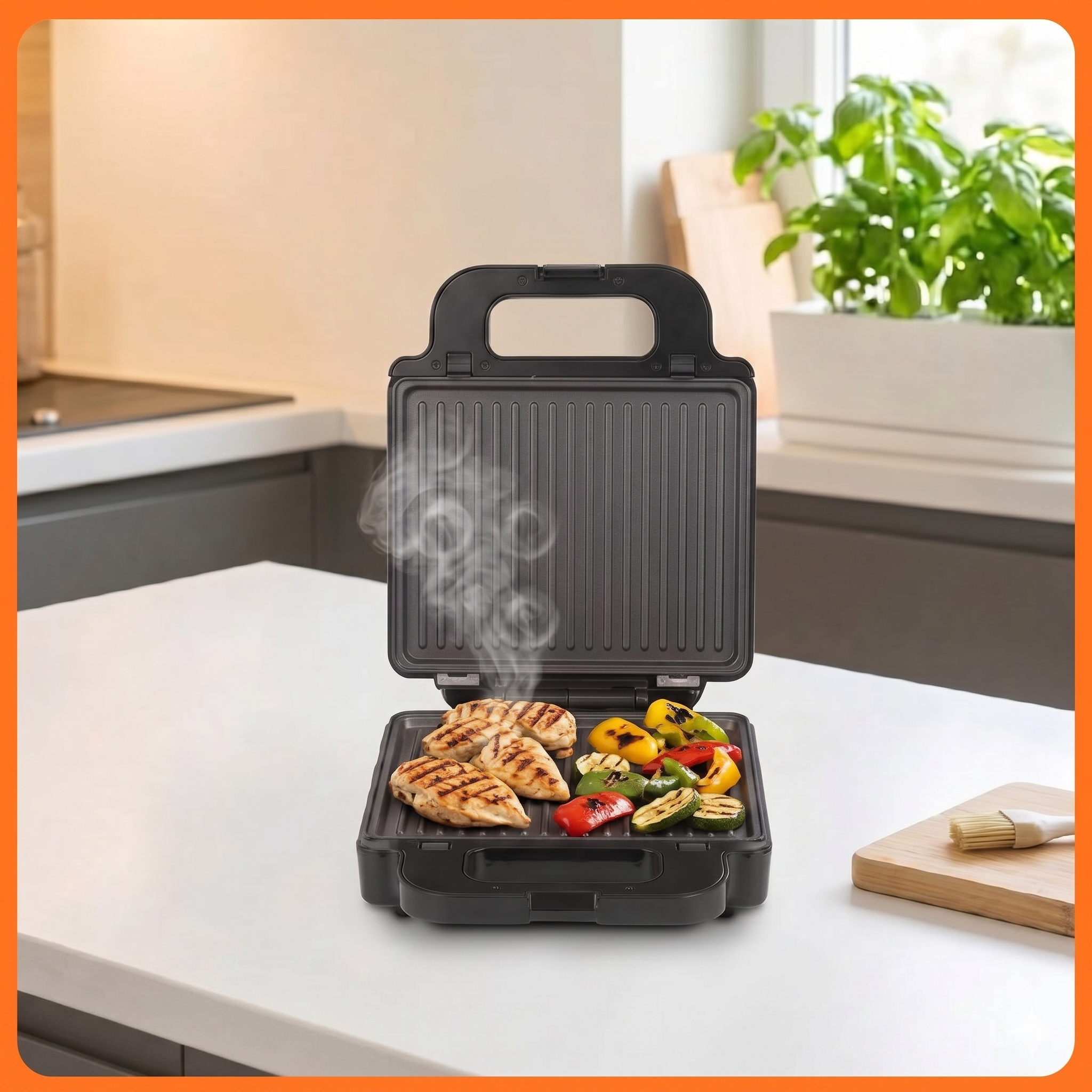 Panineuse Grill, Nutty et Donuts Maker 3en1 1400W SONASHI | SSM-882