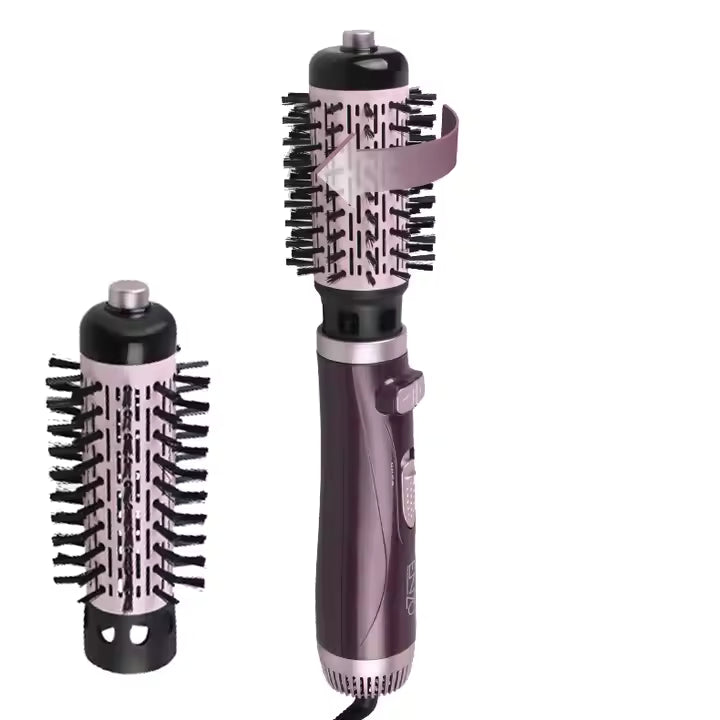 Brosse Chauffante Rotative Pneumatique 1000W ENZO EN-747 Violet