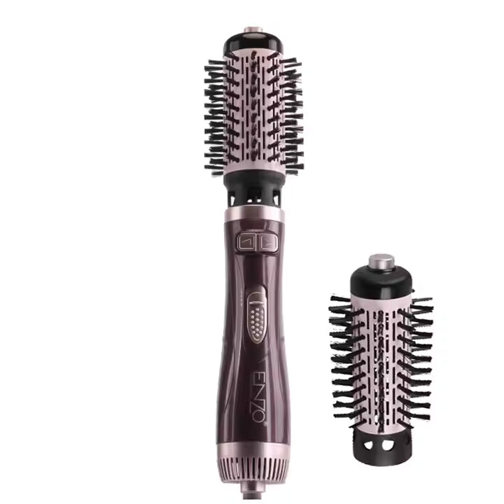 Brosse Chauffante Rotative Pneumatique 1000W ENZO EN-747 Violet