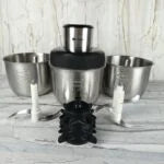 Hachoir inox 3 en 1 – 600 W Avec 03 Bol en inox Bergmann BC2022