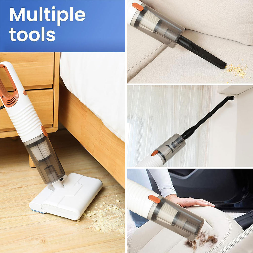 Multismart Aspirateur balai système de nettoyage humide et sec 12en1 avec réservoir d’eau et de poussière  MS-VC2112-HMD