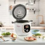 Cookeo Blanc Moulinex 180 recettes 1600W Ref CE85BA10