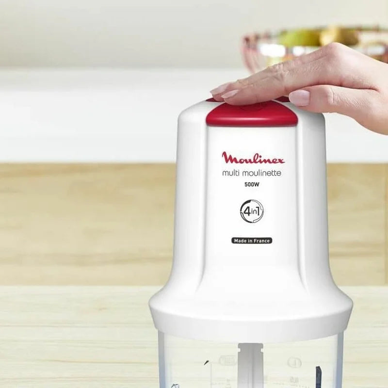 Mini hachoir 3EN1 400W Blanc Moulinex AT710110
