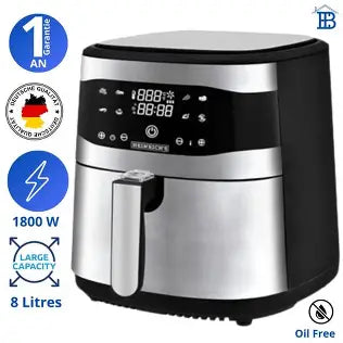 AirFryer inox 8L 1800W 200° Heinrich´s Germany HFR 8205