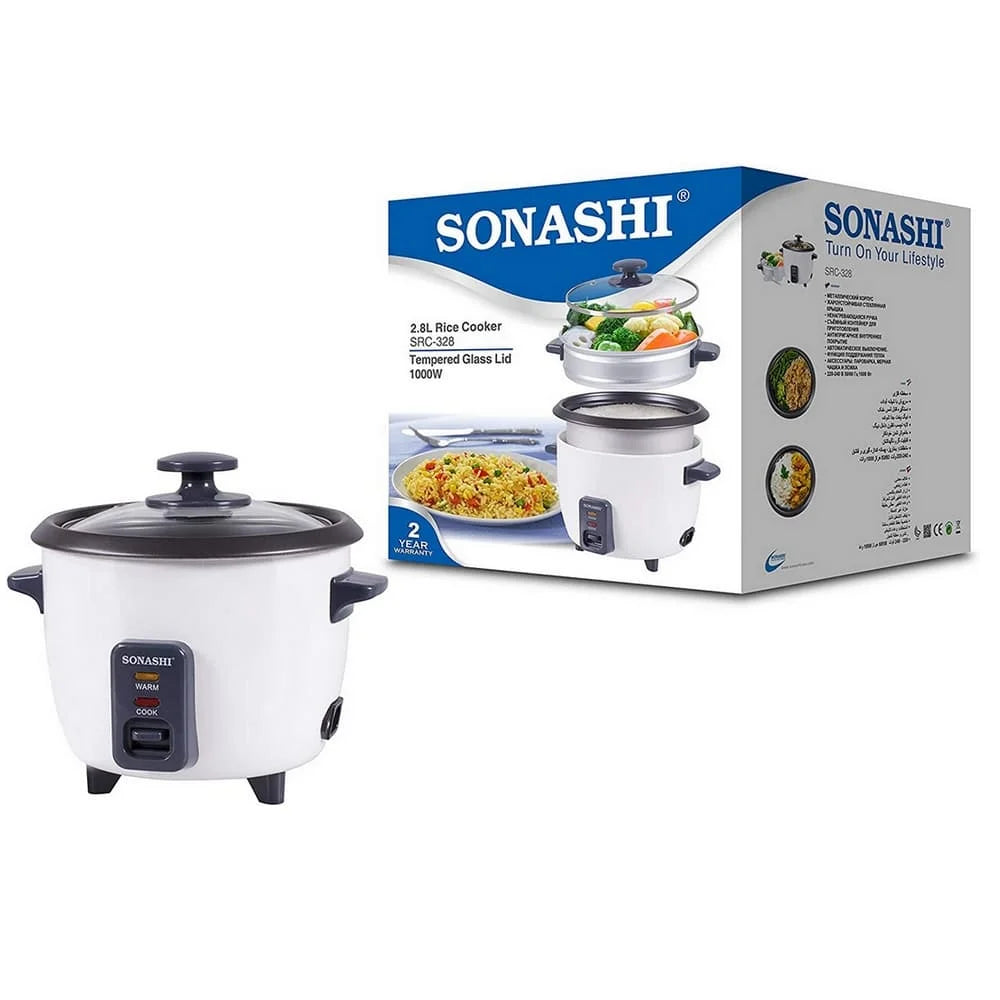 Cuiseur à riz Vapeur 1000W 2.8L Sonashi SCR-328