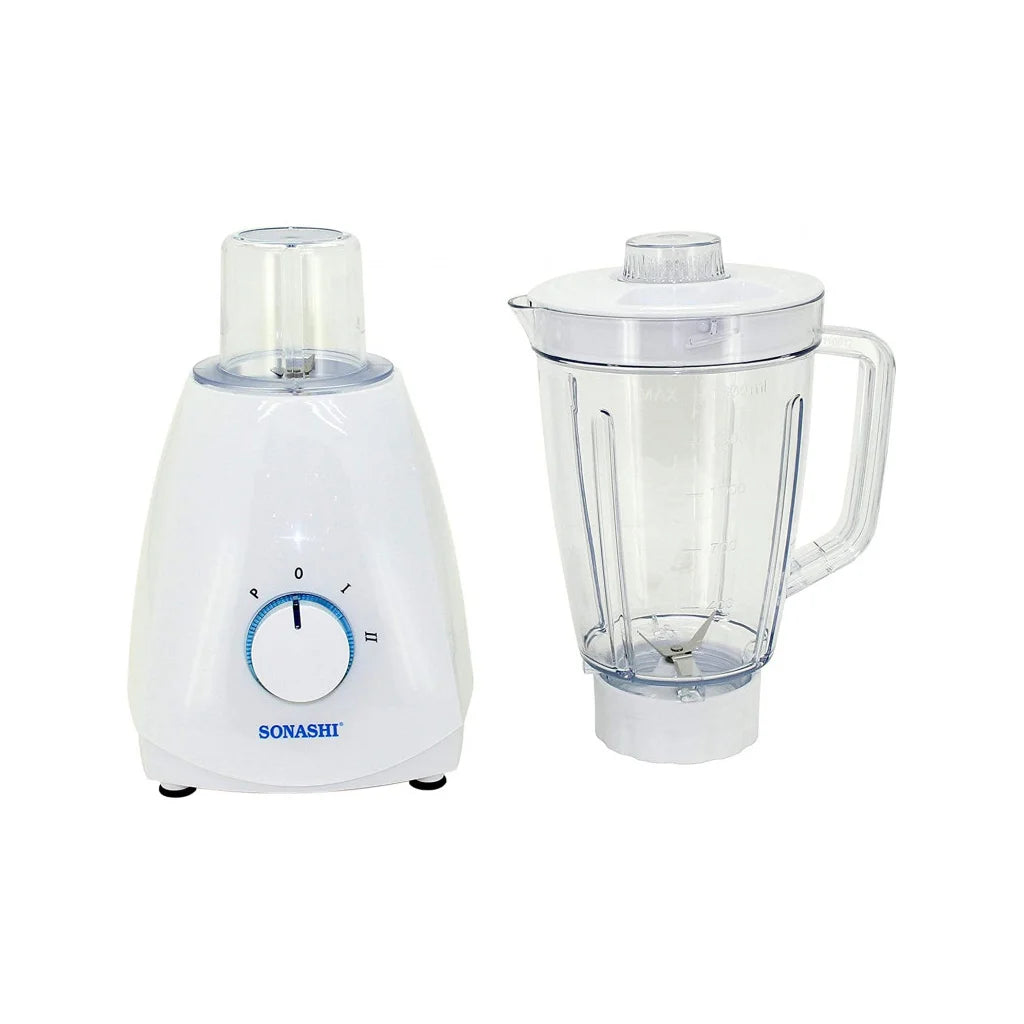 Blender Électrique 2en1 400W Avec 4 Vitesses Blanc SONASHI SB-161