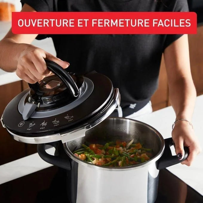 Cocotte minute clipso+ chef 6L 4programmes Seb