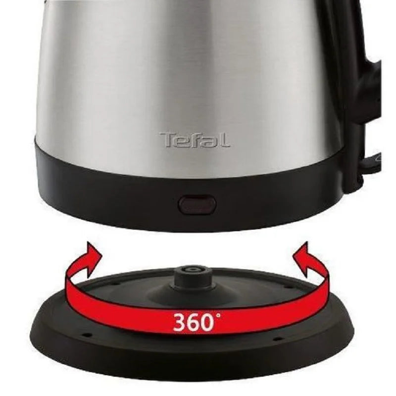 Bouilloire Électrique Sans Fil En Inox 1.2l 1800w Tefal KI431D10