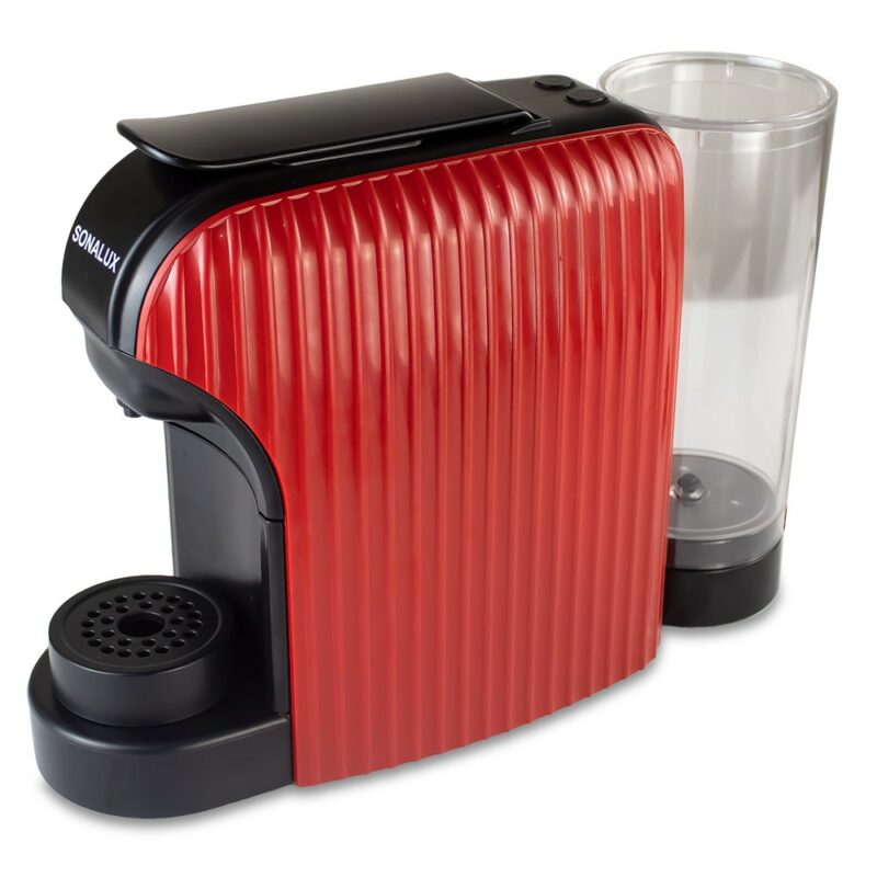 Cafetière à capsules Sonalux – Compatible Nespresso®, 20 bars, 1400W