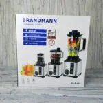 Blender inox Pro 3 en 1 Blender + Hachoir + Moulin 600W Brandmann BRB001