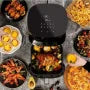 Friteuse à Air Multifonction SilverCrest AF9216 - 5.5L, 1600W, Écran Tactile LED