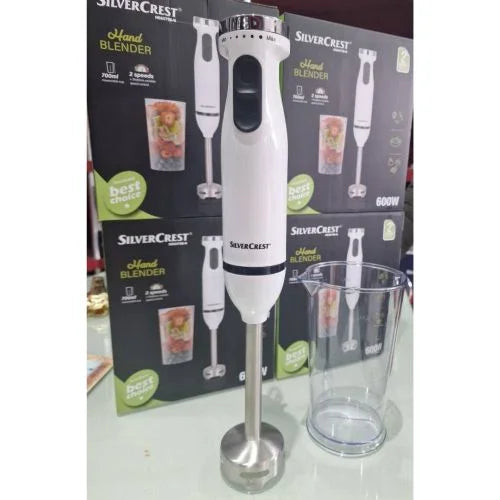SilverCrest Bras Mixeur Inox – 600 W Avec Tasse – HB6079B-N