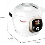 Cookeo Blanc Moulinex 180 recettes 1600W Ref CE85BA10
