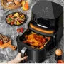 Friteuse à Air Multifonction SilverCrest AF9216 - 5.5L, 1600W, Écran Tactile LED